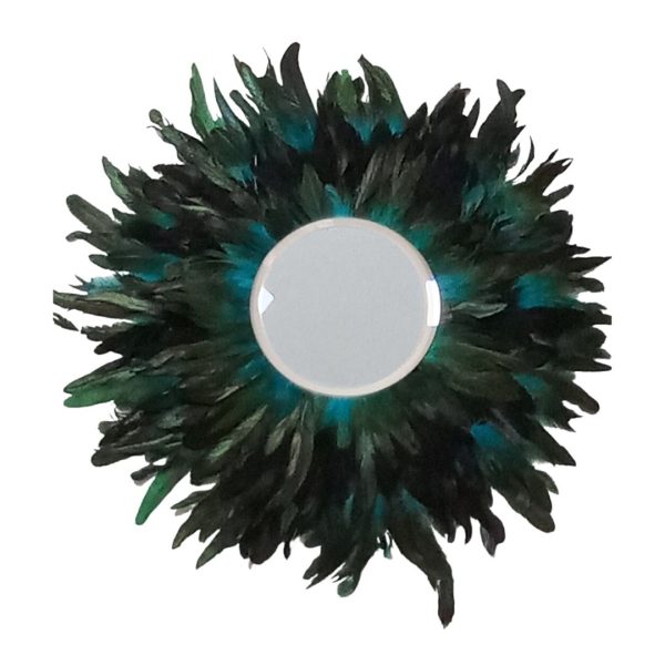 Aqua, Blue-Green and Black Pearl – FeathArt Creations